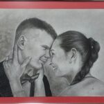 SKUPINOVÝ PORTRÉT: Kresba na výkres - Formát A2 - Materiál: ceruzky, uhlík